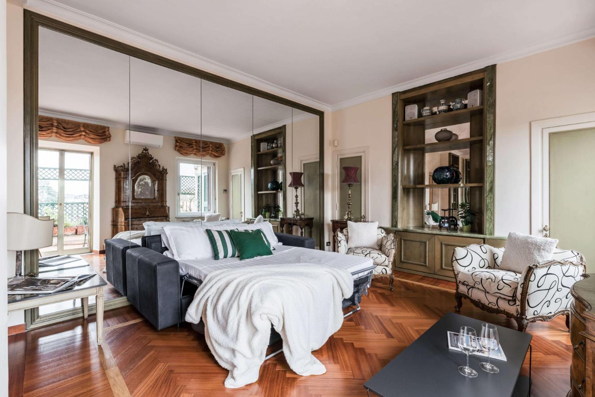 Appartamento The Rent - One-bedroom In A Quiet, Classically Styled Corner Near The Quirinale *